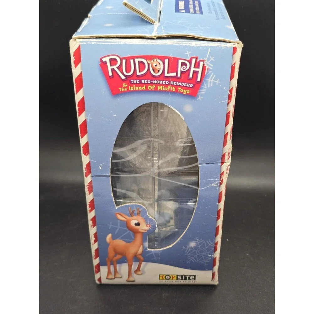 Toy-Site Bumble Bobblehead 2001 Rudolph the Red-Nosed Reindeer In Damaged Box